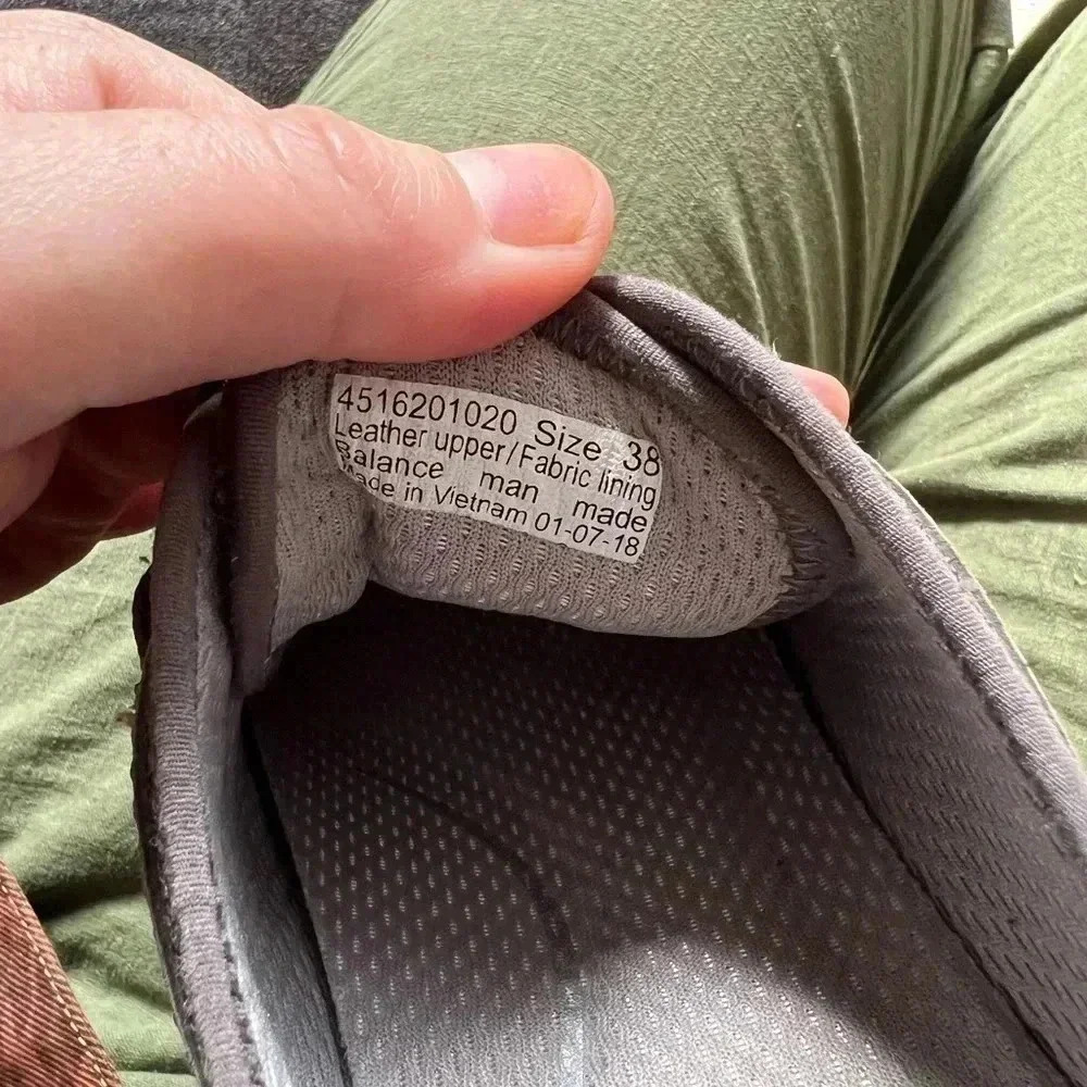 Dansko Slip On Shoes Size 38 (7.5) Grey And Tan - image 6